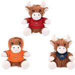 TH80075 6" Heidi Highland Cow Plush with Custom Imprint